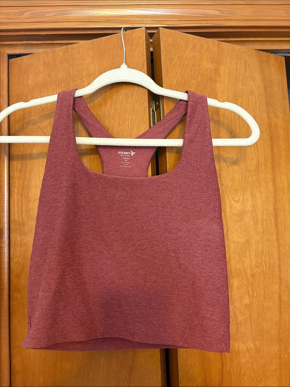 Old Navy Women's Burgundy Cropped Tank